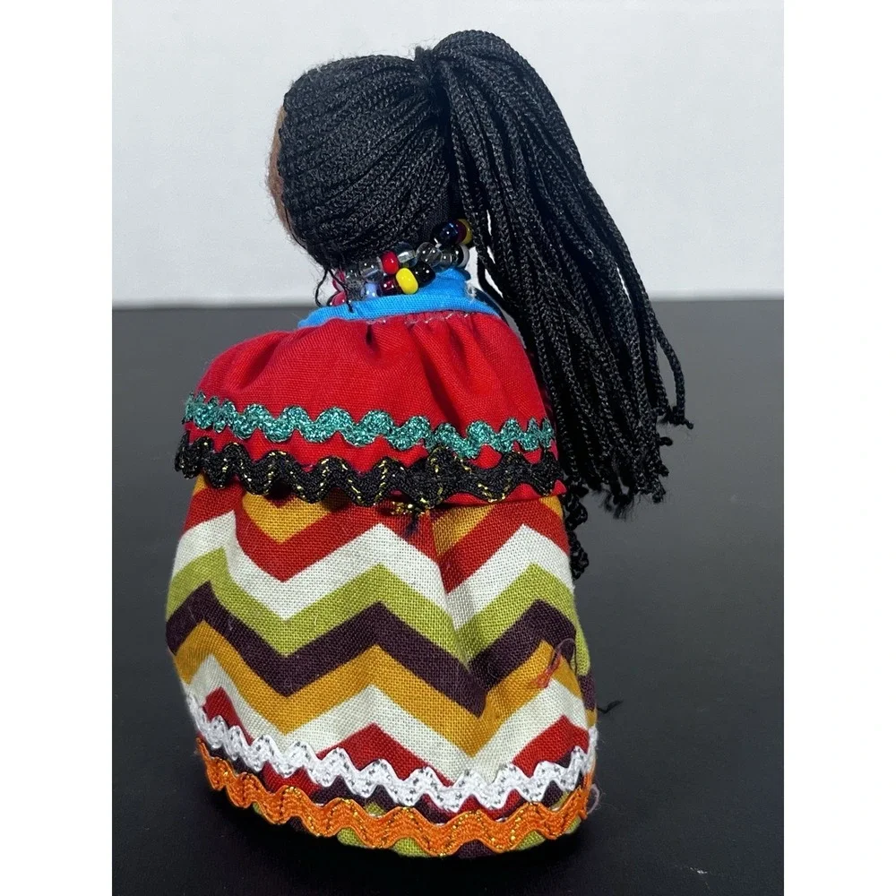 Vintage Seminole Indian Doll W Coconut Tree Husk 5